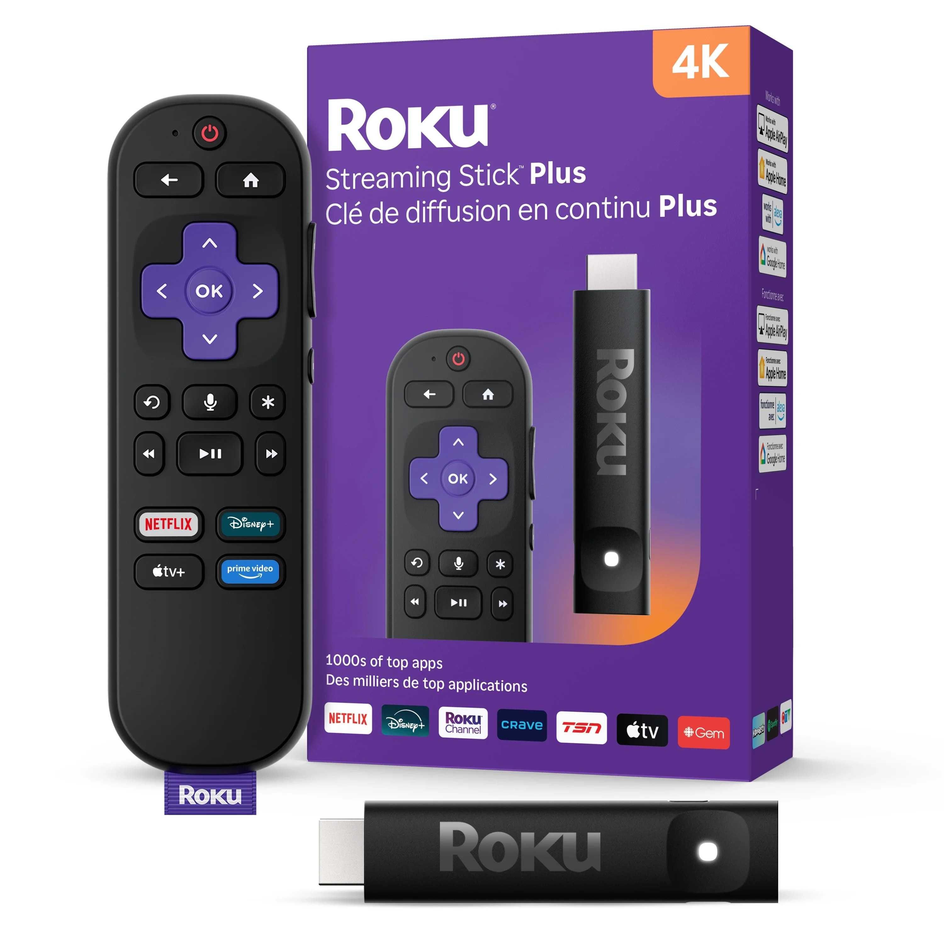 Roku Streaming Stick Plus 2025